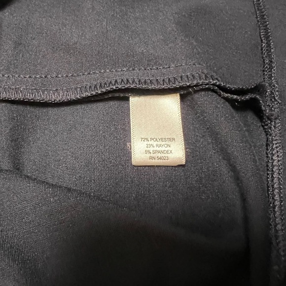 Banana Republic Side Zip Pencil Skirt Navy Blue Size 12 - Picture 5 of 6